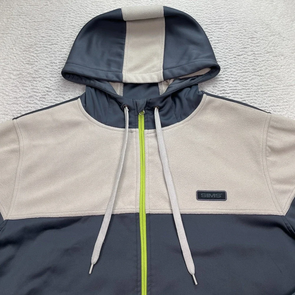 SIMS Jacket Men's Size XL Colorblock Full Zip Hoodie
